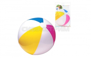 Пляжный мяч Intex глянцевый 61см