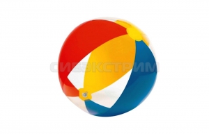 Пляжный мяч Intex прозрачный 2 вида 61см