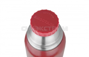 Термос Biostal Охота NBA-1000R 1,0л узкое горло, 2 чашки цвет красный