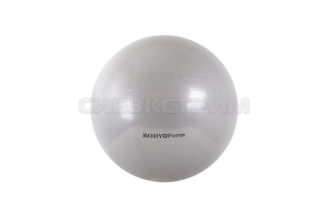 Мяч гимнастический Альфа Каприз BF-GB01 d65 см серебристый