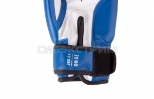 Перчатки боксерские Боецъ BBG-01, иск.кожа, blue