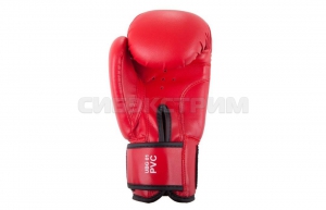 Боксерские перчатки UBG-01 PVC иск.кожа Red