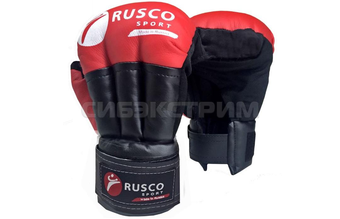 Перчатки для рукопашного боя RUSCO SPORT красные