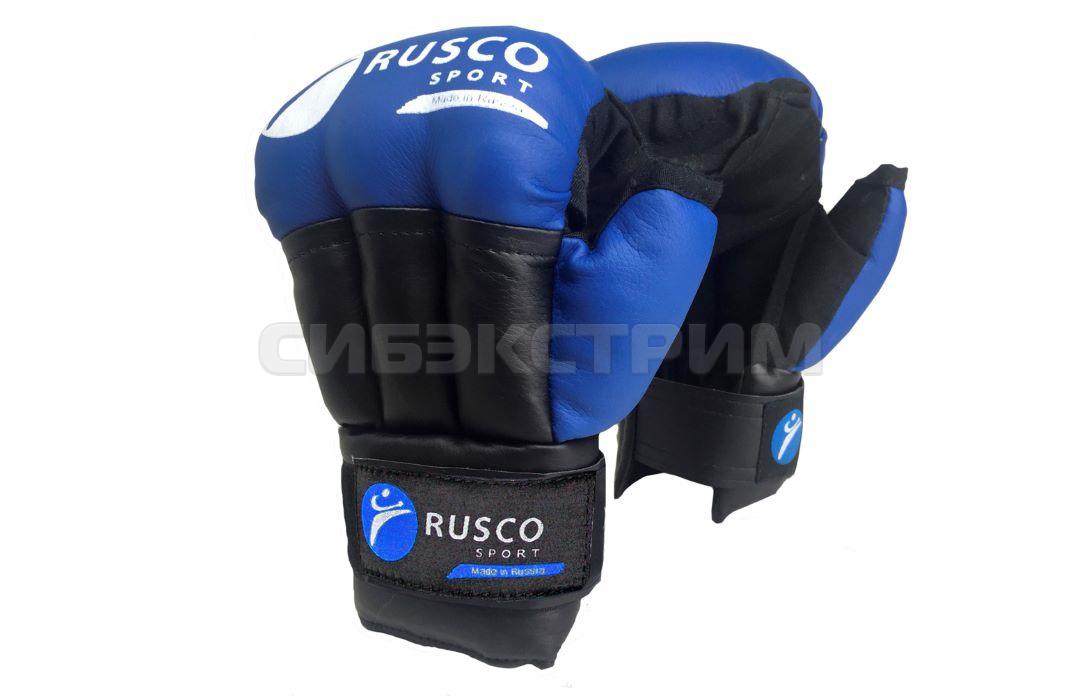 Перчатки для рукопашного боя RUSCO SPORT синие