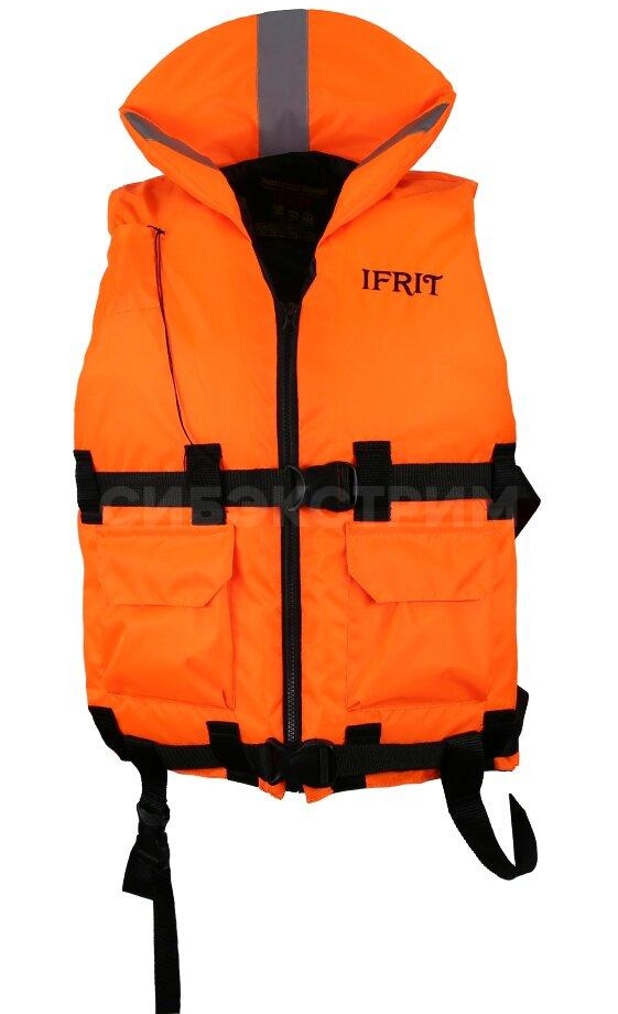 Жилет спасательный IFRIT 130 Люм.оранжевый ЖС-406