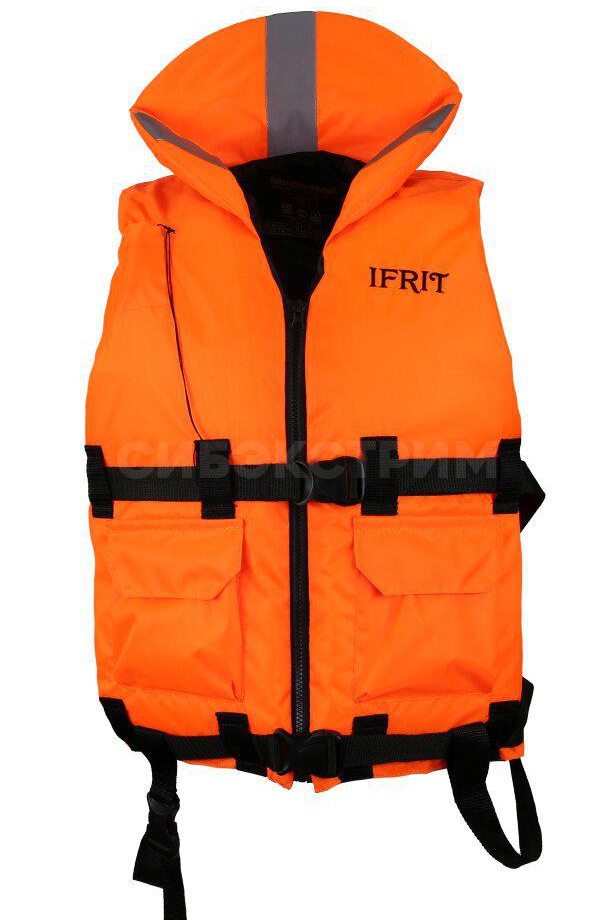Жилет спасательный IFRIT 90 Люм.оранжевый ЖС-404