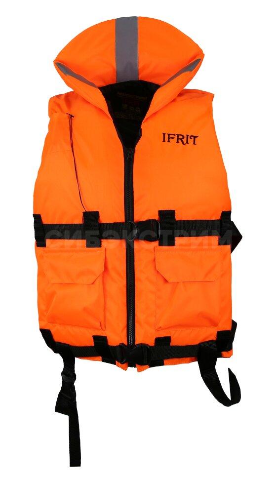 Жилет спасательный IFRIT 90 Люм.оранжевый ЖС-404