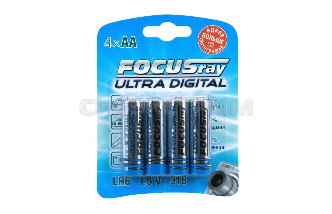 Батарейка АА FOCUSray LR6 ULTRA DIGITAL 4шт.