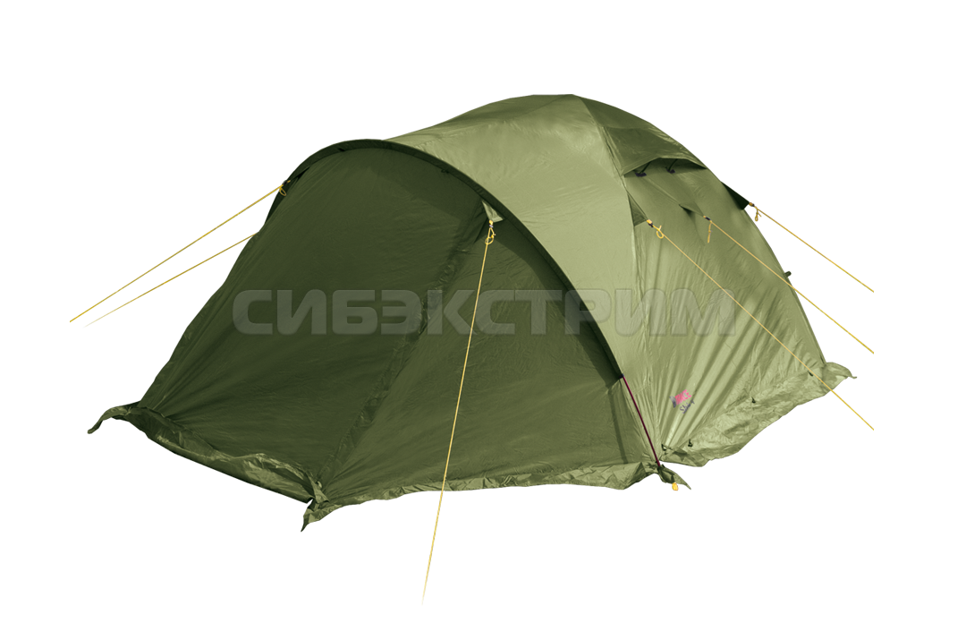 Палатка BTrace Shield 4 цвет зеленый