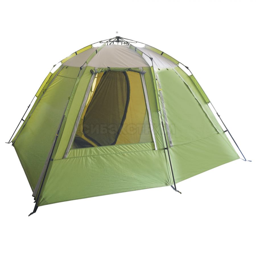 Палатка BTrace Express 4 быстросборная цвет зеленый