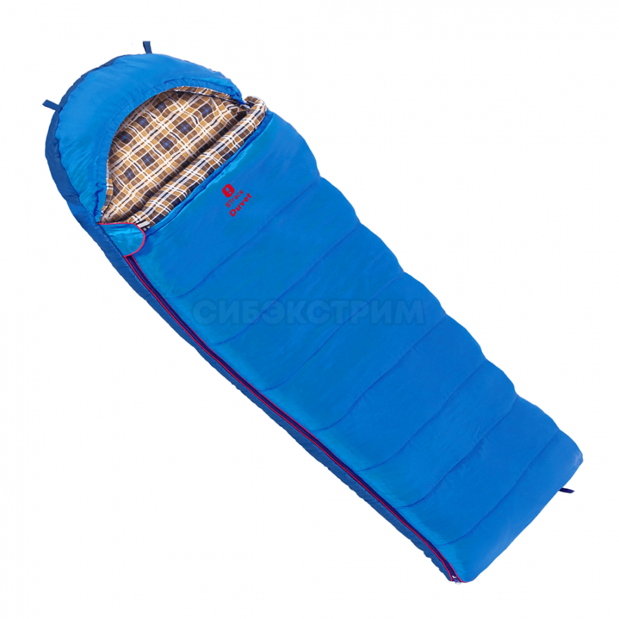 Спальный мешок BTrace Duvet одеяло 230 х 80 правая молния, синий