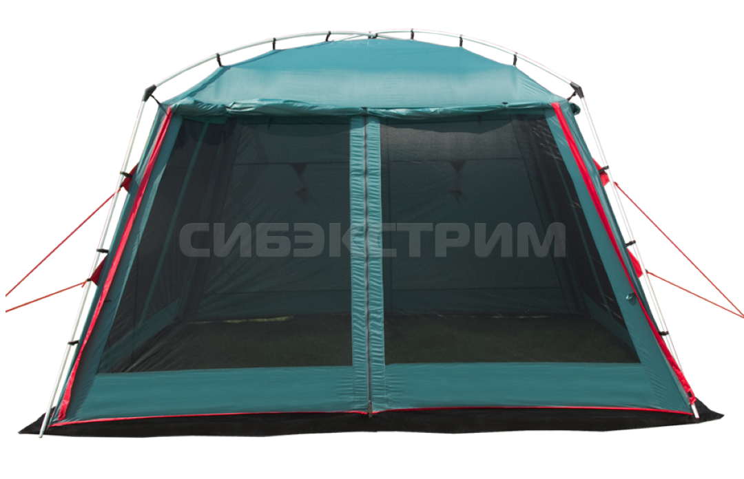 Тент-шатер BTrace Camp 370 х 370 х 208 Зеленый-Бежевый