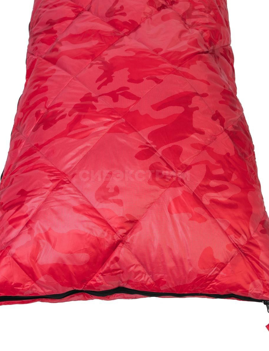Спальный мешок пуховый 210х72см (t-5С) красный (PR-SB-210x72-R)