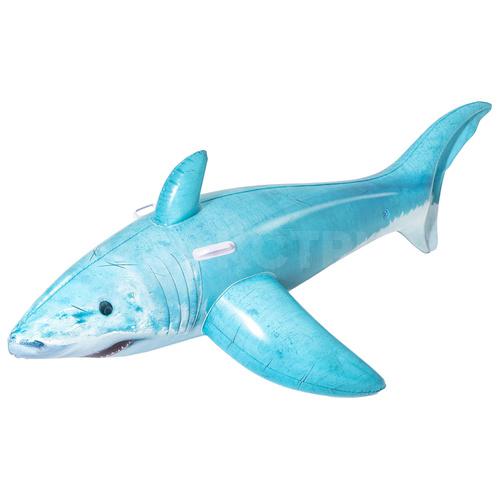 Реалистичная надувная акула для катания верхом 183x102 см
