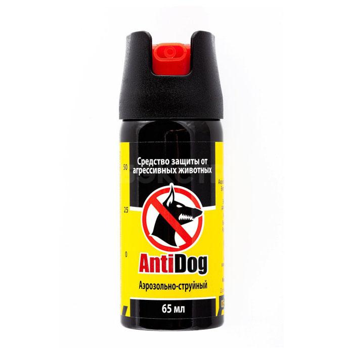 Распылитель (газовый баллончик)  "AntiDog"  аэрозольно-струйный 65мл