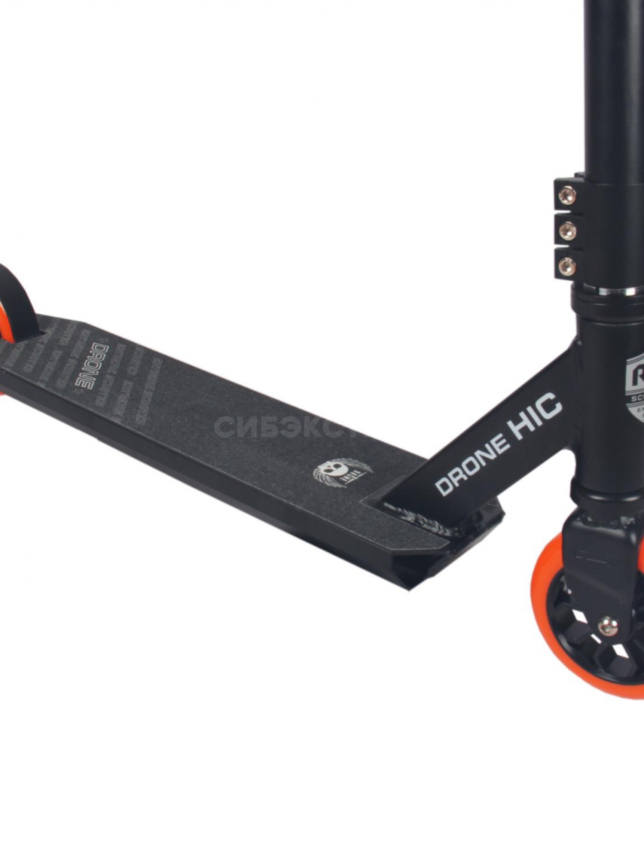 Самокат трюковый DRONE 2.0 HIC 110мм black/orange