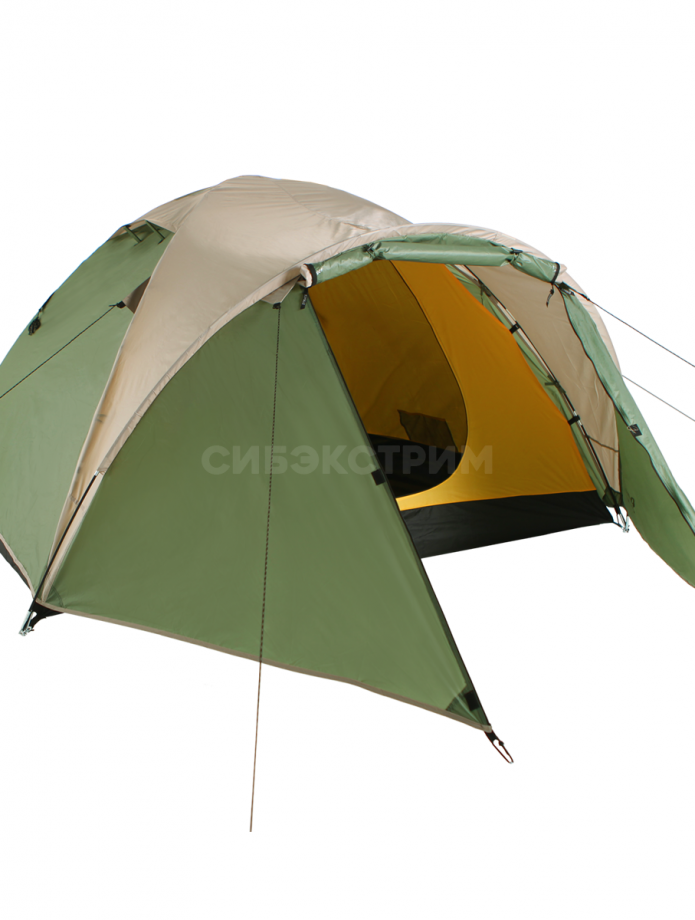 Палатка BTrace Canio 4 (250*390*140) Зеленый/Бежевый