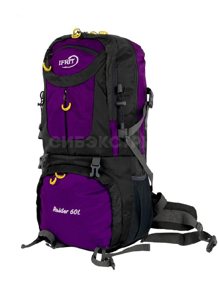 Рюкзак туристический IFRIT "Raider" (60 л.) Фиолетовый