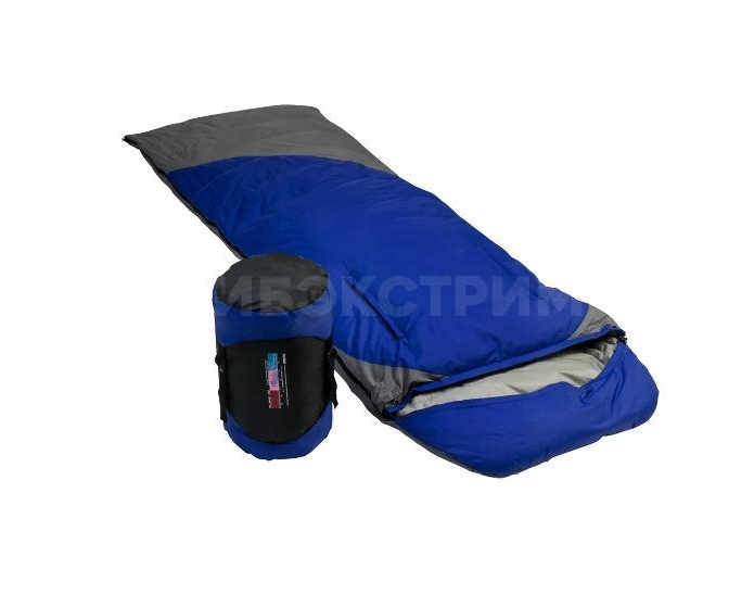 Спальный мешок пуховый (190+30)х80см (t-25C) синий (PR-YJSD-32-B)