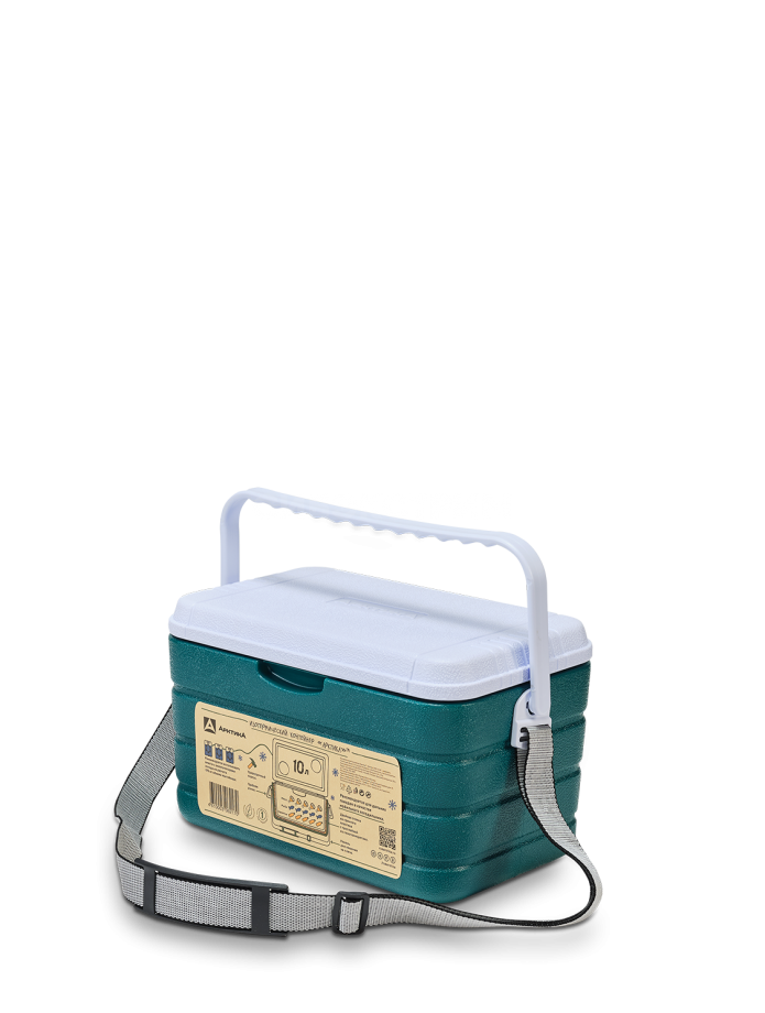 Термоконтейнер Арктика 10л с ремешком 2000-10 (аквамарин)